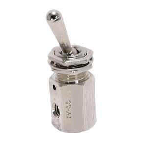 Exhaust Valve Position 2 Way ON/Off M5 Thread Toggles Switch TV-3S Air Pneumatic Mechanical Valve w Fiittings(8MM) in Kuwait