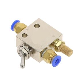TAC2-31V Pneumatic Switch Valve 1/8"PT Thread 2 Position 3 Way Rectangle Mechanical Air Pneumatic Valve(TAC2-31V-6MM) in Kuwait