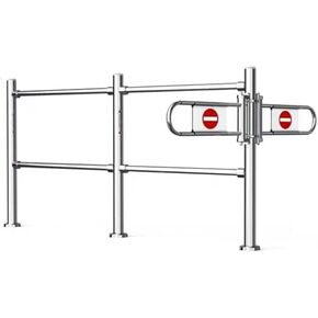 بوابة أمان معدنية صغيرة تُغلق تلقائيًا - بوابة متأرجحة محملة بنابض لمستودعات ومداخل السوبر ماركت - حل وصول آمن متين وسهل التركيب in Kuwait