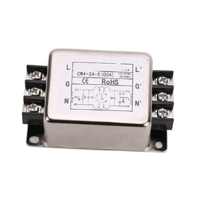 CW4-3A/6A/10A/20A/30A-S 004 Power Filter Single-Phase AC 220V Anti-Interference Primary Filter(CW4-30A-S 004) in Kuwait