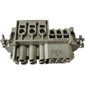 Rectangular Heavy Duty Connector HDC HWK-006-Pin 40/16A 690V/400V Plug in Kuwait