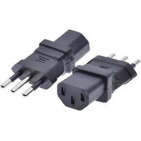 Adapter to C13 plug, L-shaped, 3-pin, 10A, 250V, adapter in Kuwait