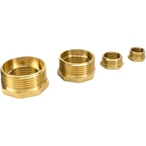 1pcs All-copper core reducer adapter, copper inner thread and outer thread, 1-inch to 2-inch to 3-inch, 4-inch to 6-inch(M5 inside -1 outside,A piece) in Kuwait