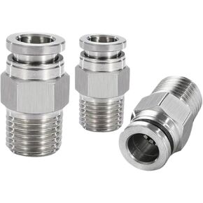 1pcs PC4/6/8/10/12-M5-01-02-03-04 high-temperature resistant hose and air pipe quick couplings(5pcs PC8-M5) in Saudi Arabia