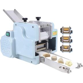 Multifunctional Electric Dumpling Skin Maker Machine Spring Roll Ravioli Wonton Wrapper Machine,Commercial Dough Sheeter with 3 Molds in Kuwait