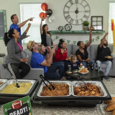 Sterno 70332 SpeedHeat Flameless Food Warming System Kits for Catering, Each Kit Fits Two Half Size Foil Pans (Set of 8 Kits) in Kuwait