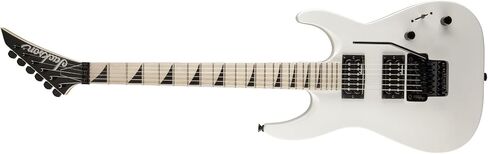 حزمة جيتار كهربائي من سلسلة Jackson JS Dinky Arch Top JS32 DKAM مكونة من 6 أوتار (أبيض ثلجي) مع حافظة جاكسون اقتصادية صلبة (عنصران) in Kuwait