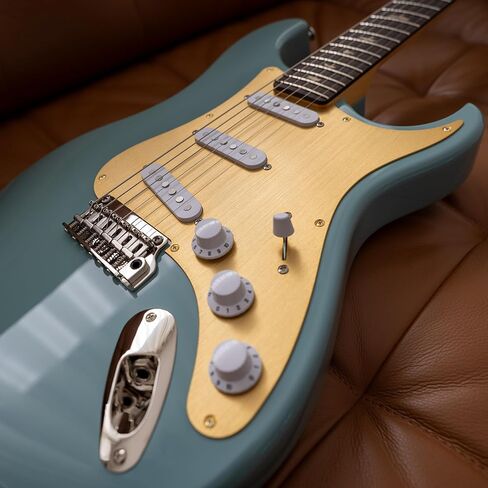 Pickguard لجيتار PRS SE Silver Sky الكهربائي، مطلي بأكسيد ذهبي، وحدة واحدة in Kuwait