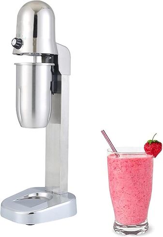 Electric Milkshake Maker,Milk Tea Shaking Machine with Stainless Steel Stirring Rod and Micro Switch,Adjustable 2-Speed Speed,Single Head(Single Head) in Saudi Arabia