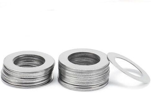 غسالات، غسالة مسطحة، غسالات قفل 20 قطعة من غسالات مسطحة من الفولاذ المقاوم للصدأ، عرض 0.2 مم رفيع للبراغي، OD 12-28 مم حشية ضبط عالية الدقة (M13x19) in Kuwait