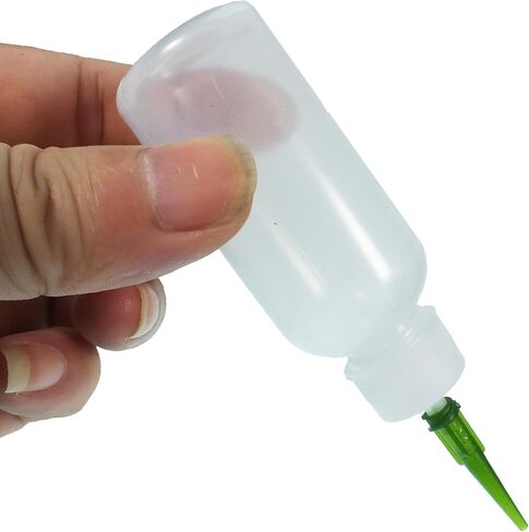 VIBICCK 7 أحجام، 144 فوهة توزيع غراء حادة، أداة غراء إبرة حادة الأنف، تستخدم لتطبيق السوائل الصناعية والمواد اللاصقة والأحبار والعطور، جميعها من البلاستيك in Kuwait