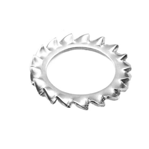 غسالات، غسالة مسطحة، غسالات قفل 20 قطعة غسالات أسنان خارجية، ستانلس ستيل M3-M30 غسالة مسننة معدنية، حشية متعددة الأسنان (M16) in Kuwait