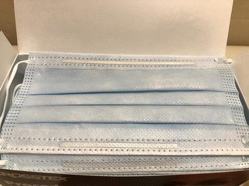 Crosstex Securefit Isofluid Earloop Mask, Blue GCICXBSF in Kuwait