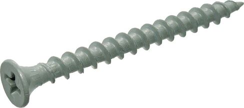 Grip-Rite PTN2S5 PG10 Polymer Coated #8 x 2 Coarse Thread Deck Screw, Gray, 5lb Box in Saudi Arabia