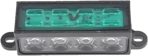 Large Truck Waist Lights IP67 Waterproof Super Bright Trailer Lamp Car/Truck LED Ground Side Light 24V Four-colors Tire Lights(24V green 4 leds) in Saudi Arabia
