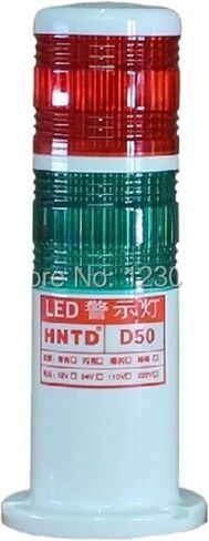 24VDC Led آلة أداة أضواء تحذير طبقتين led إشارة برج ضوء اثنين من اللون مزيج تحذير إشارة الضوء in Saudi Arabia