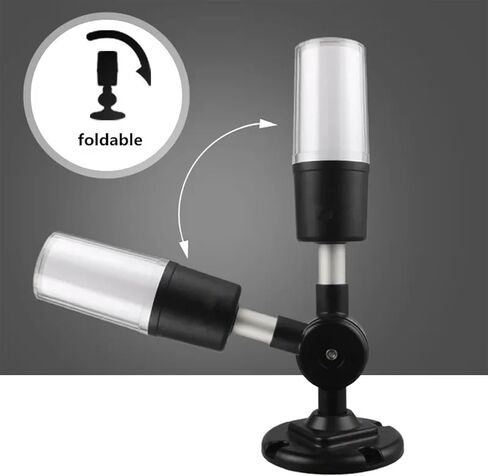Led 3 Color in One Layer Indicator Lamp 24V Warning Light Workshop Machine Signal Buzzer Alarm Caution Black Foldable Tower Lamp in Saudi Arabia