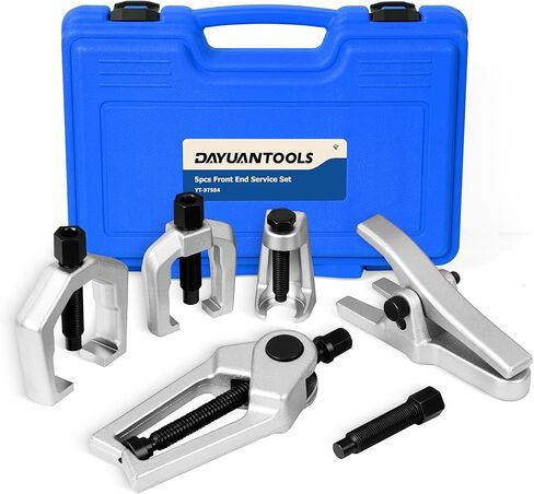 5pcs Professional Front End Service Tool Kit Blue, Pitman Arm Puller, Ball Joint Separator Tie Rod Remover Tool in Saudi Arabia