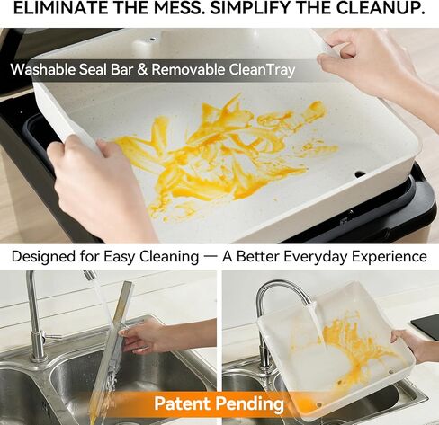 Wevac Chamber Vacuum Sealer, 12" Seal Bar, Auto Vacuum Time, Deep Chamber with Easy-Clean Design, Commercial-Grade for Meats, Liquids, Soups, Sous Vide & Mason Jars, CV12 Pro in Kuwait