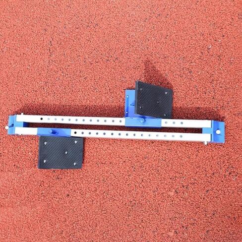 Track & Field Starting Blocks, Aluminum Alloy Multi Function Starting Block, 6 Angle Adjustable Starting Block for Sprinter Athlete, Lightweight Track Training Starting Block in Kuwait