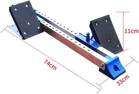 Track & Field Aluminum Block, Lightweight Aluminum Alloy Running Blocks, Multi Function 6 Angle Adjustable Track and Field Sprinter Block, for Plastic Runway Cinder Track in Kuwait