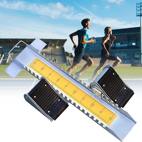 Sprint Starting Blocks, Multi Function Starting Block, Pro Starting Block, Easy to Use and Install, Suitable for Cinder Tracks and Grass in Kuwait