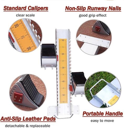 Track & Field Starters Campus Games Sprinting Starting Blocks, Portable Track and Field Starters 6 Angle Adjustable, for Professional Athletics Fitness Running Exercises, Aluminum in Kuwait