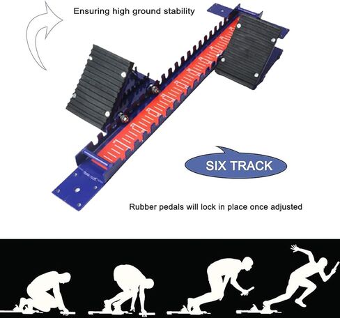 Competition Starting Block with Standard Pedals with High Pedals, Strong Grip for High Intensity Training in Kuwait
