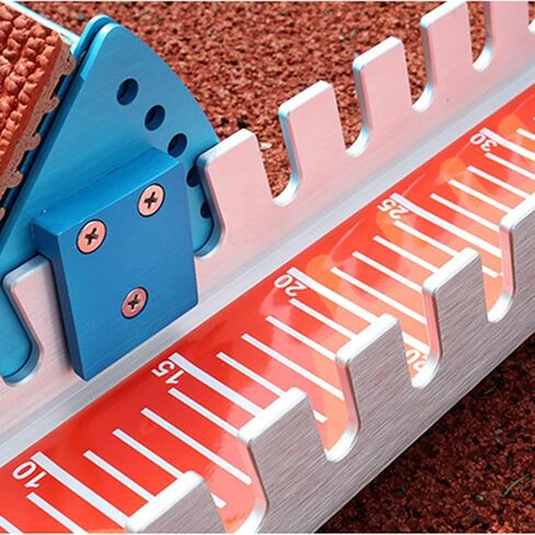 Athletics Training Starting Block Adjustable Sprint Starter for Track and Field, Multi Function Pedal, Aluminum Alloy, Compatible with Plastic and Cinder Tracks in Kuwait