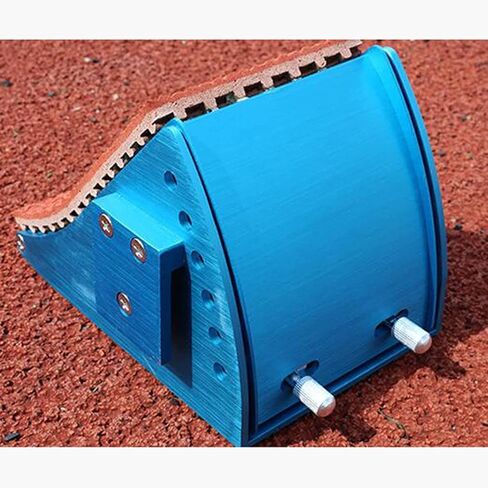 Athletics Training Starting Block Adjustable Sprint Starter for Track and Field, Multi Function Pedal, Aluminum Alloy, Compatible with Plastic and Cinder Tracks in Kuwait
