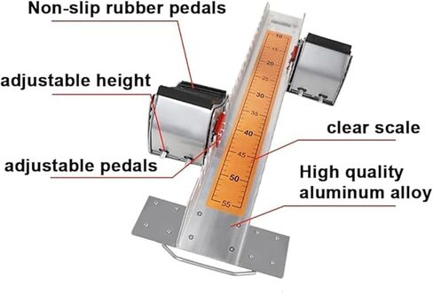 Track Starting Block Lightweight Aluminum with Non Slip Pad for Running Competitions Athletics Scholastic Starting Block with Standard Card Ruler for Playground in Kuwait