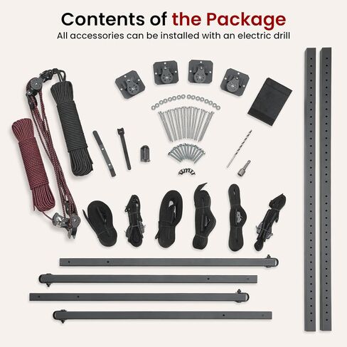 نظام رفع غطاء الشاحنة لسقف المرآب، رافعة مرآب ذكية ذات 4 نقاط ذاتية التسوية مع نظام رفع بكرة 8:1، رفع تخزين مرآب علوي سهل لشخص واحد لرف الشاحنة العلوي، 250 رطل in Kuwait