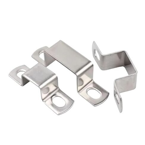 304 Stainless Steel Thickened Square Rectangle M-Shaped U-Shaped Horseback Tube Saddle Clip Buckle(80 x 80 (1Pcs)) in Saudi Arabia