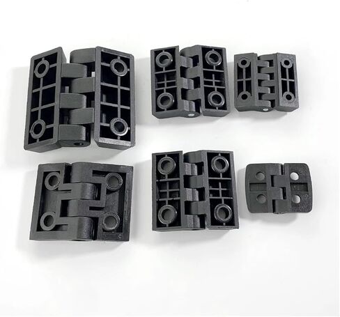 مفصلات مؤخرة من النايلون الأسود أثاث خزانة كهربائية 10 قطع (3 أنواع 5050) in Kuwait