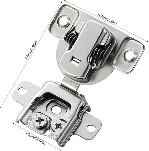 الضغط الهيدروليكي التلقائي العودة الباب مفصلات مخفية قابل للتعديل أثاث خزانة المطبخ الأجهزة 1 قطعة in Kuwait