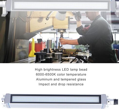 10W LED ضوء أنبوبي IP68 مقاوم للماء أداة آلة الإضاءة سهلة التركيب ورشة عمل مناسبة لمخرطة التثقيب CNC الصناعية in Kuwait