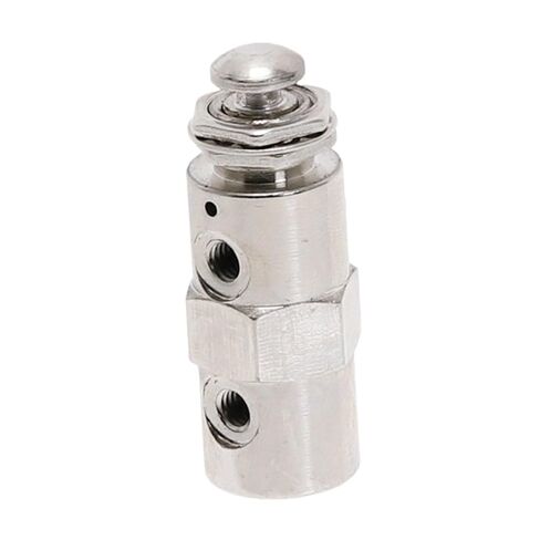 Exhaust Valve 2 Position 5 Way ON/Off M5 Thread Push Button Switch TAC-4P Air Pneumatic Mechanical Valve w Fiittings(with 4mm Fitting) in Saudi Arabia