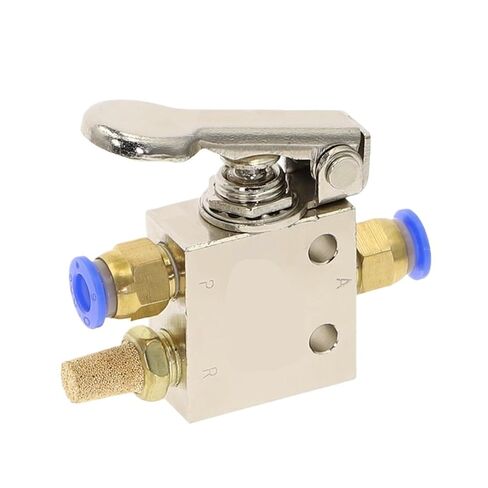 Air Mechanical Valve Pneumatic TAC2-31P + 34T Button Press One in Out Switch(TAC2-31P-6MM) in Kuwait