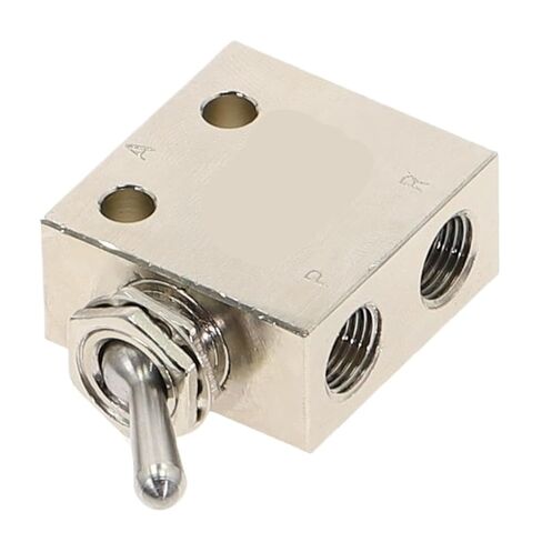 TAC2-31V Pneumatic Switch Valve 1/8"PT Thread 2 Position 3 Way Rectangle Mechanical Air Pneumatic Valve(TAC2-31V-6MM) in Saudi Arabia