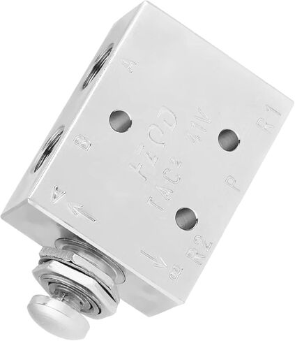 TAC2 41P 2 Position 3 Way Air Pneumatic Toggle Valve Premium Metal Construction Compact Size For Industrial Machinery And Automation Systems in Kuwait