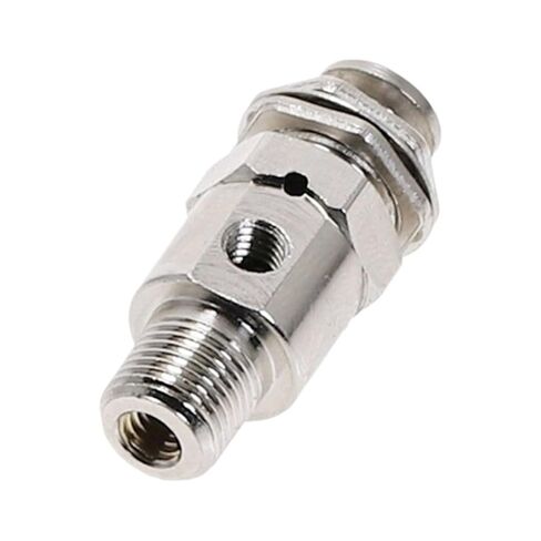 TAC-3P Pneumatic air Mechanical Valve Exhaust 2 Position 3 Way M5 Internal Thread 1/8"BSP External(TAC-3P,with 8mm Fitting) in Saudi Arabia