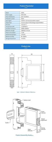 1pcs 18-30V DV 0-10v Signal Converter Signal Isolator Loop Powered Input Output The Base Supports Electric Plug(IN1-5VDC_Out 0-10V) in Saudi Arabia