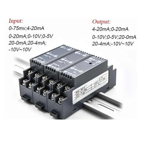 1pcs Signal Converter Isolator 4-20ma 0-10 v 1-5 v Input Output Sensor(12-28_in 0-5V_4-20MA) in Saudi Arabia