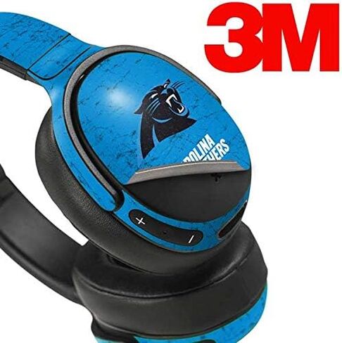 Skinit Decal Audio Skin Compatible with Skullcandy Venue - Officially Licensed NFL Carolina Panthers Distressed Alternate Design in Saudi Arabia
