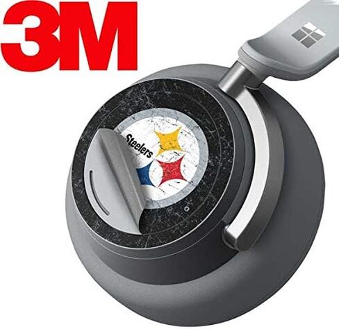 غلاف صوتي من Skinit متوافق مع سماعات Surface - تصميم مرخص رسميًا من NFL Pittsburgh Steelers in Saudi Arabia