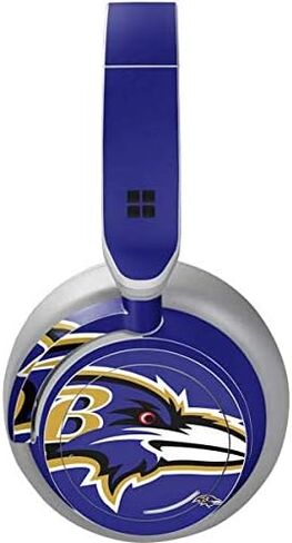 Skinit Decal Audio Skin Compatible with Surface Headphones - Officially Licensed NFL Baltimore Ravens Large Logo Design in Saudi Arabia