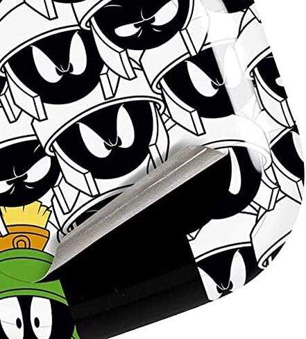 ملصق صوتي من Skinit متوافق مع Samsung Galaxy Buds Pro - تصميم Warner Bros Marvin The Martian فائق الحجم مرخص رسميًا in Saudi Arabia