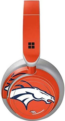 Skinit Decal Audio Skin Compatible with Surface Headphones - Officially Licensed NFL Denver Broncos Large Logo Design in Saudi Arabia