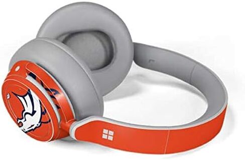 Skinit Decal Audio Skin Compatible with Surface Headphones - Officially Licensed NFL Denver Broncos Large Logo Design in Saudi Arabia