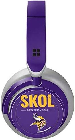 Skinit Decal Audio Skin Compatible with Surface Headphones - Officially Licensed NFL Minnesota Vikings Team Motto Design in Saudi Arabia